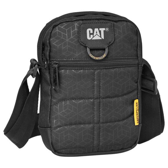 Caterpillar Handbags - New CAT Caterpillar Rodney Mini Shoulder Bag Black Nylon Pockets
